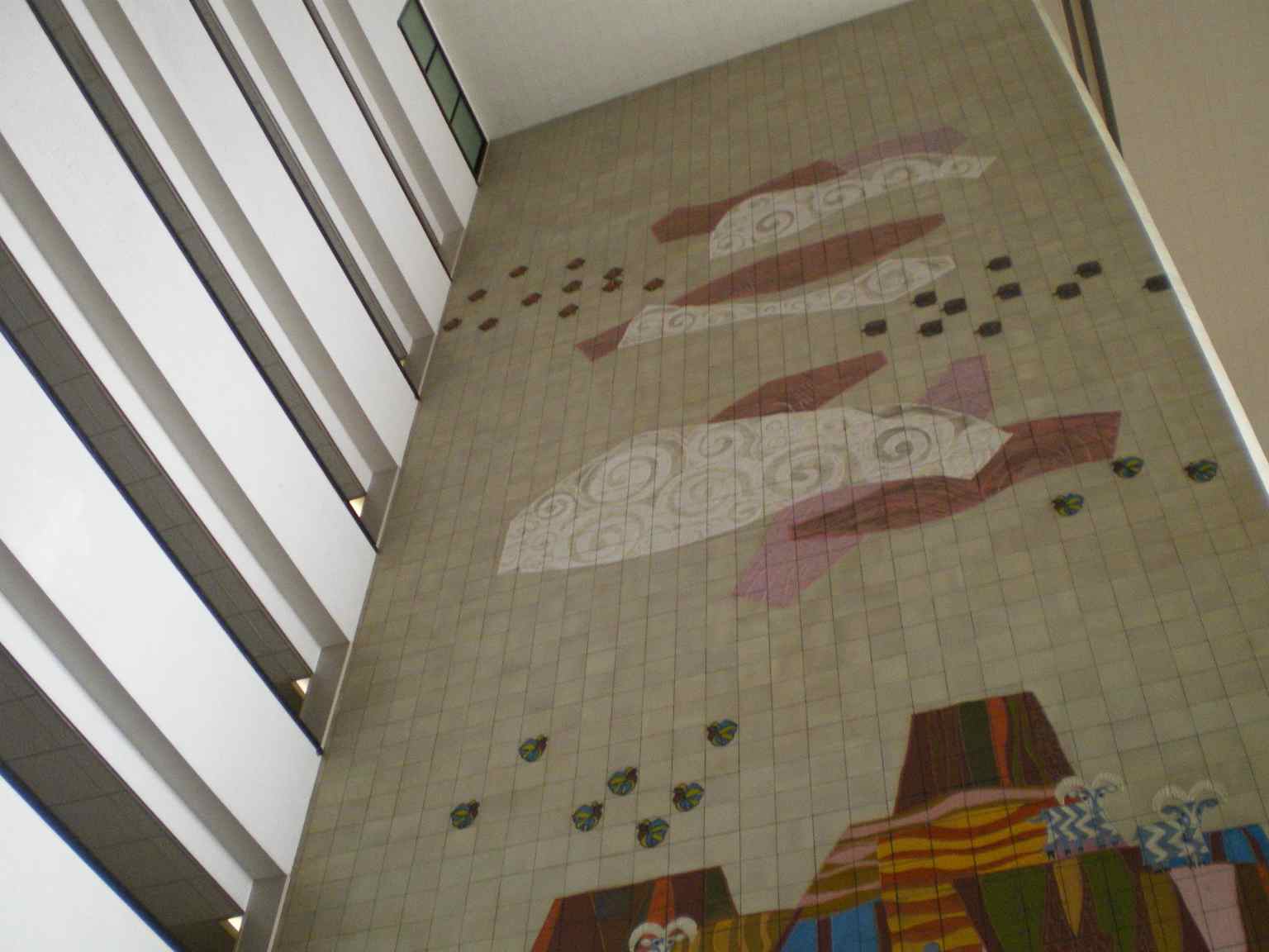 Original canyon tile mural, Contemporary Resort Hotel