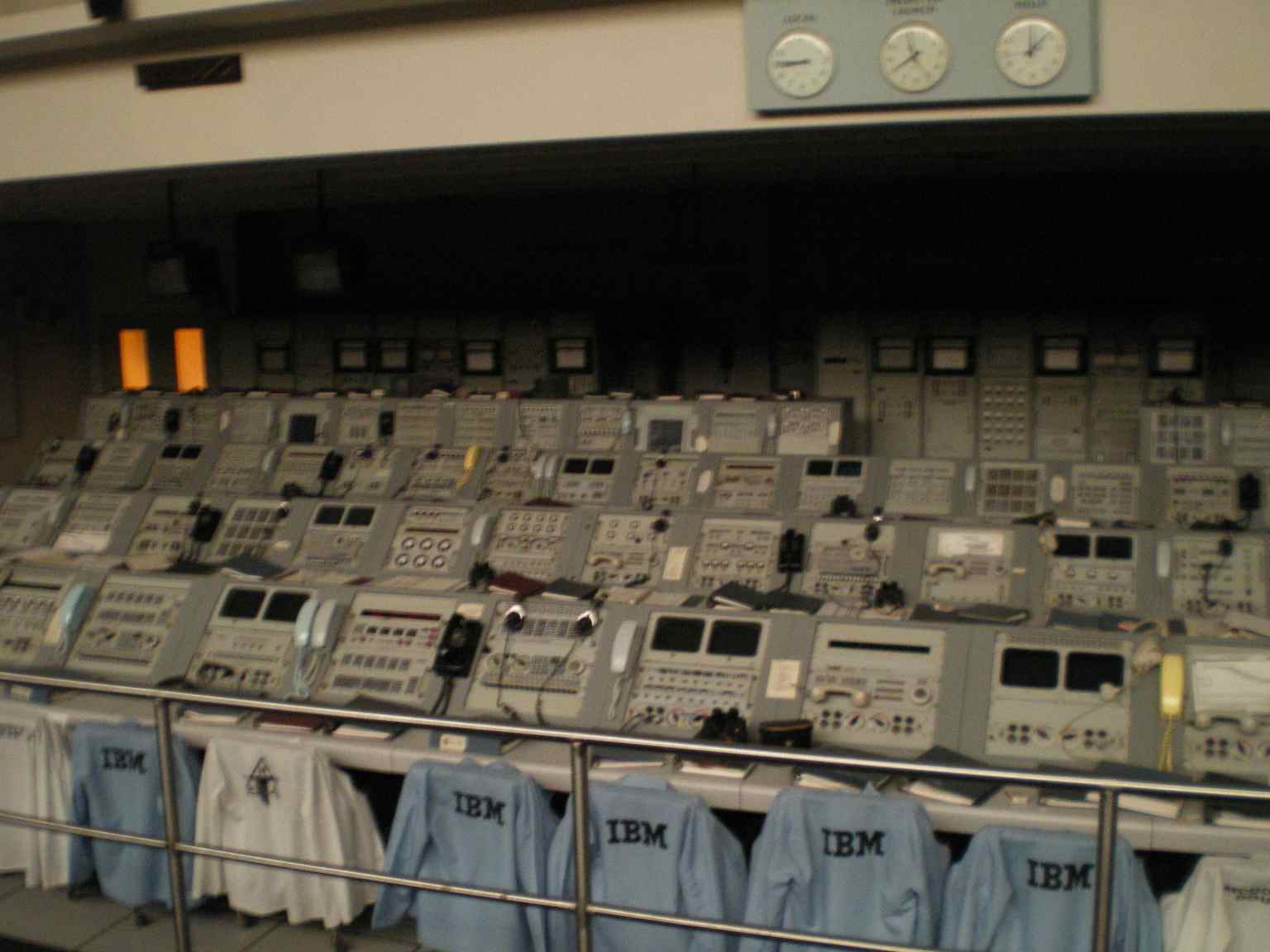 Apollo-Saturn launch control room