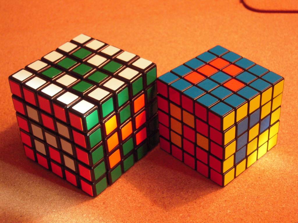 Rubik and Eastsheen 5×5×5 Cubes