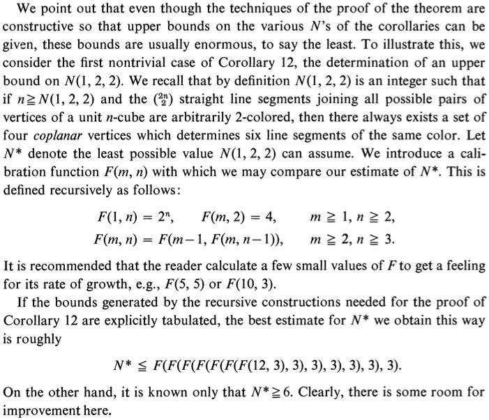 Graham and Gardner's 1971 description of the number